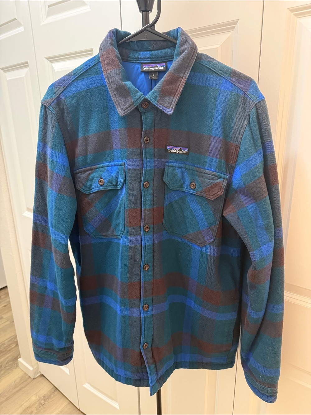 Patagonia Men's Lightweight Insulated Fjord Flannel Shirt